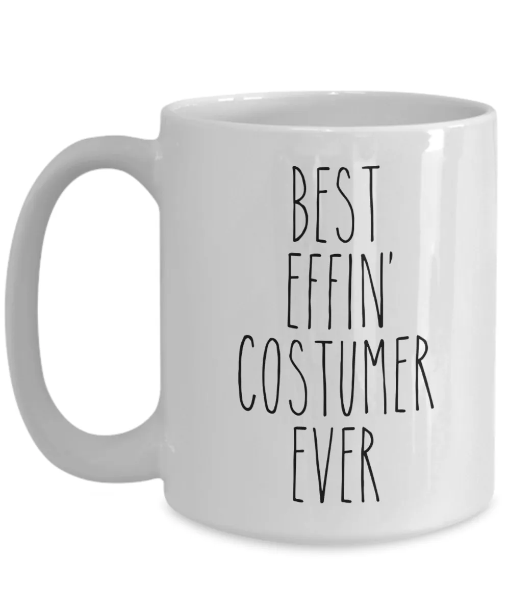 Gift For Costumer Best Effin' Costumer Ever Mug Coffee Cup Funny Coworker Gifts