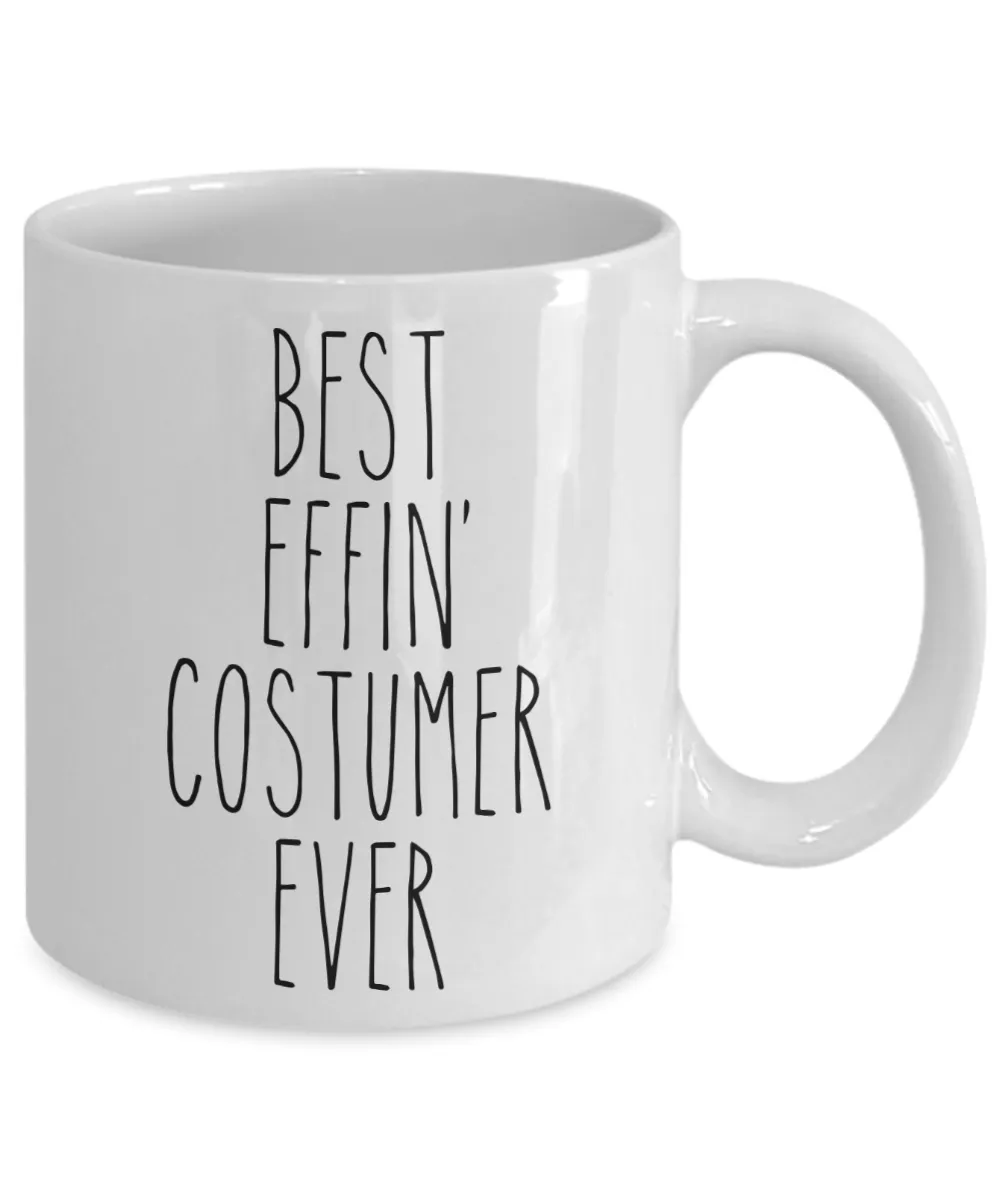 Gift For Costumer Best Effin' Costumer Ever Mug Coffee Cup Funny Coworker Gifts