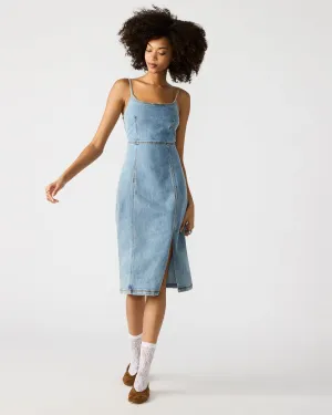 GISELLE DENIM DRESS-BLUE DENIM