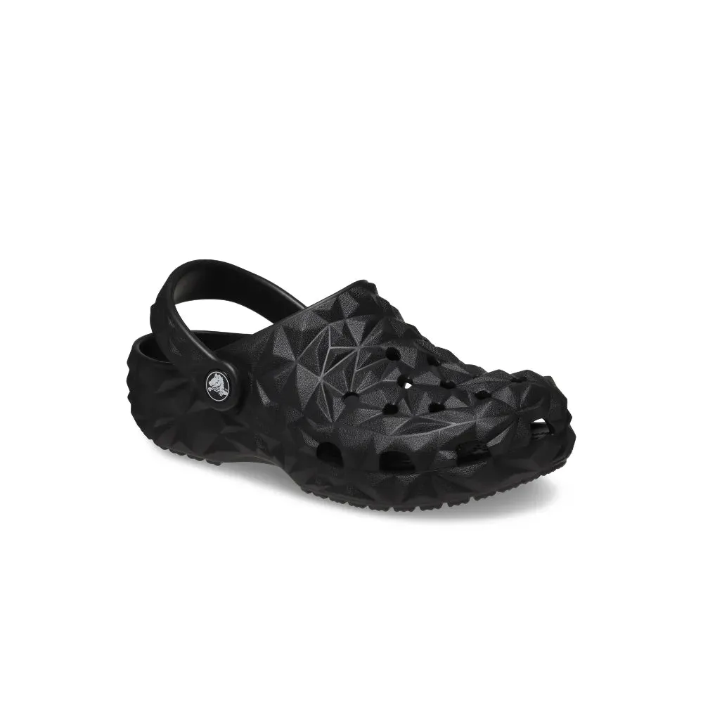 Giày Clog Trẻ Em Crocs Classic Geometric - Black