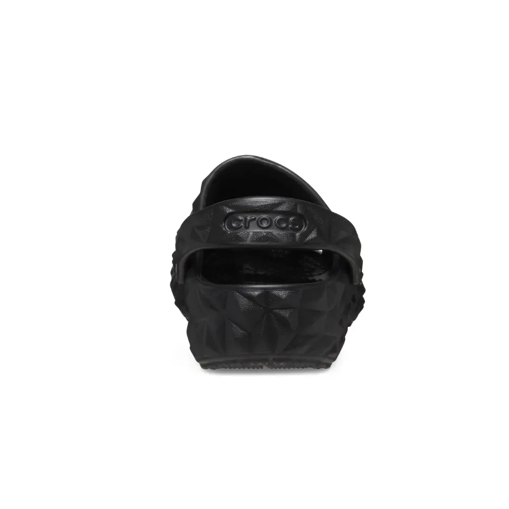 Giày Clog Trẻ Em Crocs Classic Geometric - Black