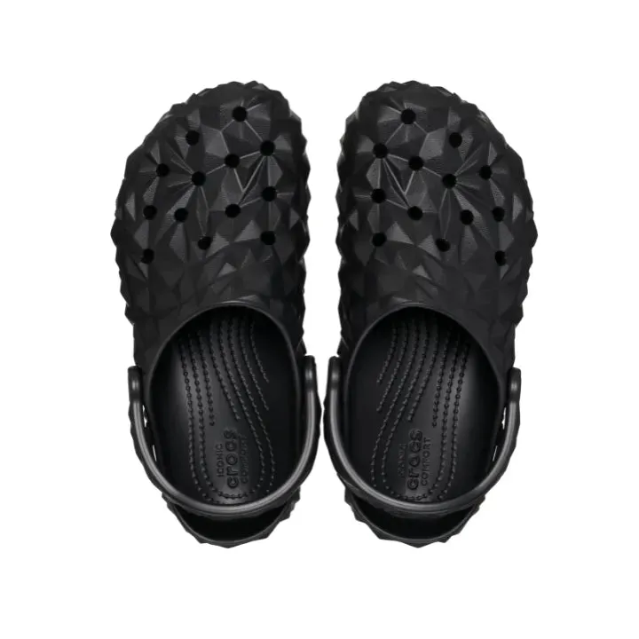 Giày Clog Unisex Crocs Classic Geometric - Black