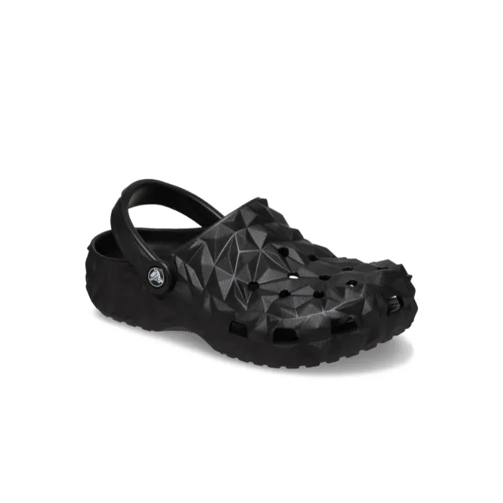 Giày Clog Unisex Crocs Classic Geometric - Black