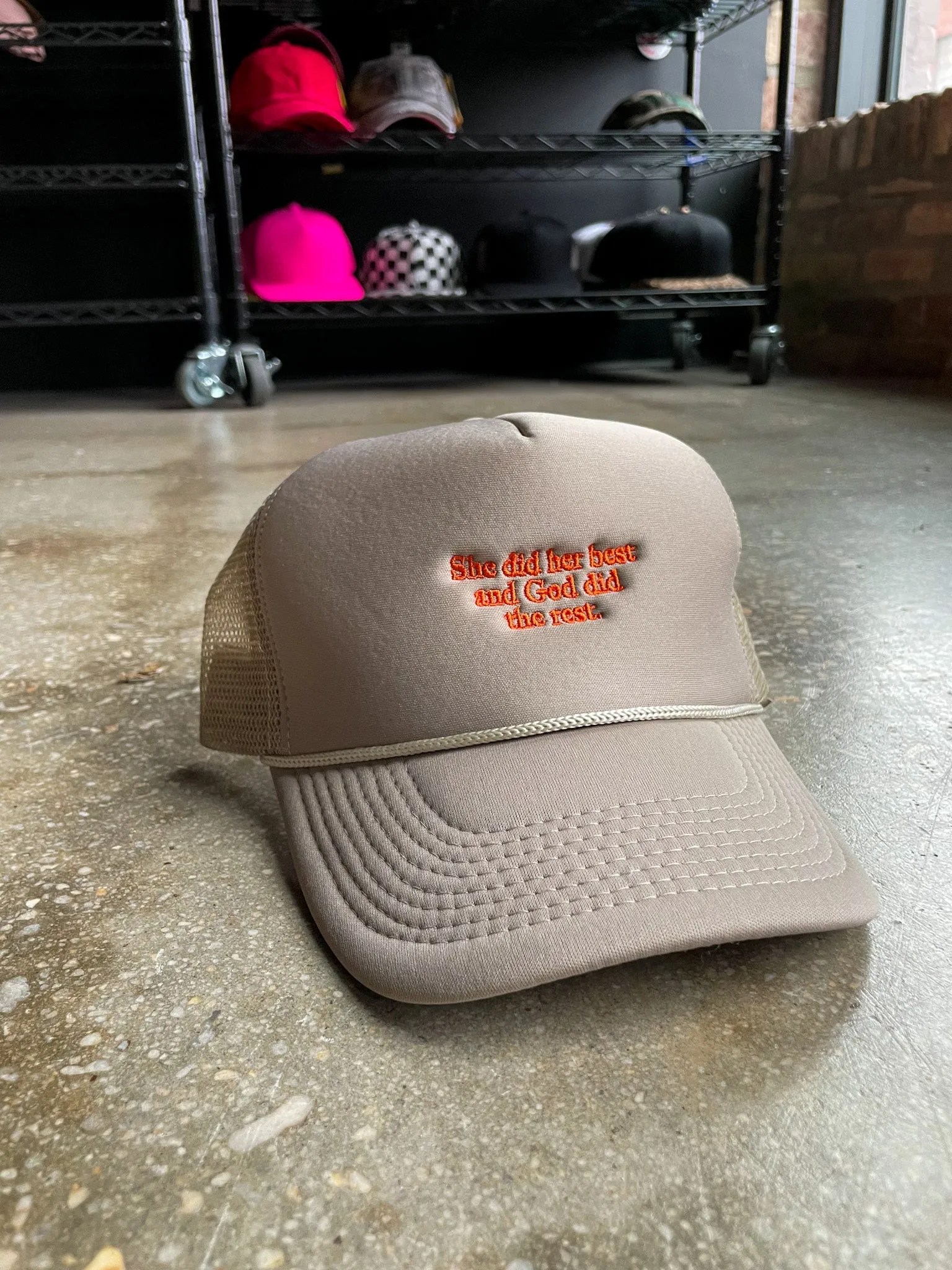 God Did The Rest Trucker Hat