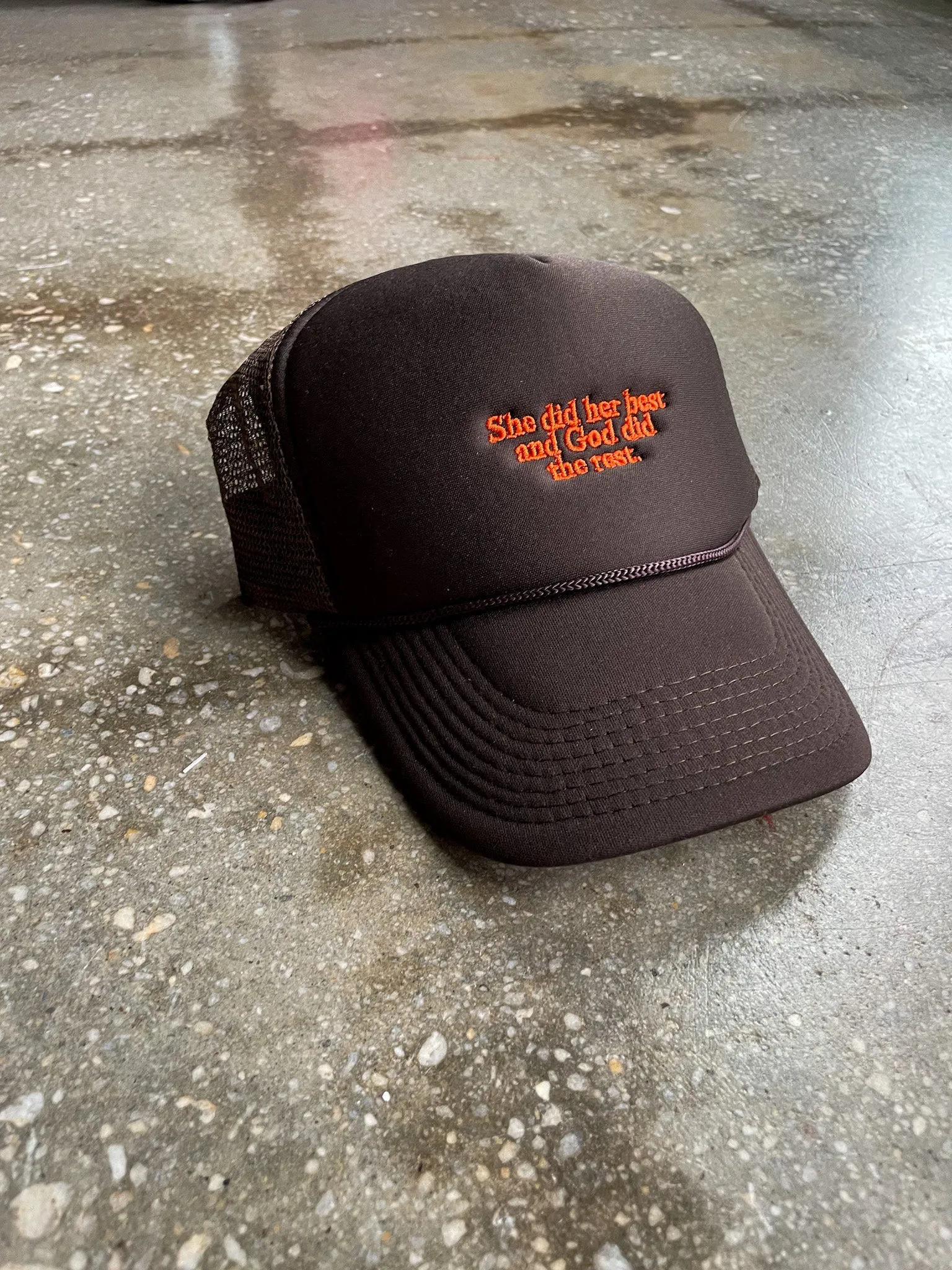 God Did The Rest Trucker Hat