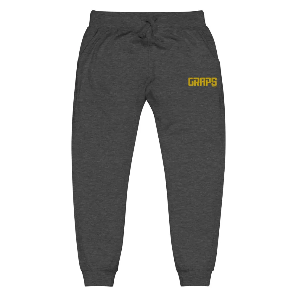 GRAPS Gold Logo Unisex fleece sweatpants