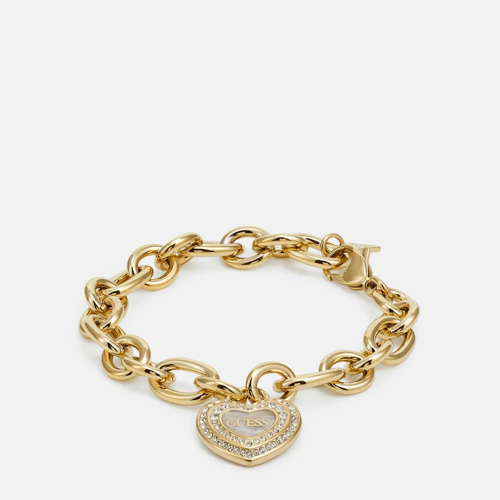 Guess Amami Gold Mother of Pearl Heart Bracelet