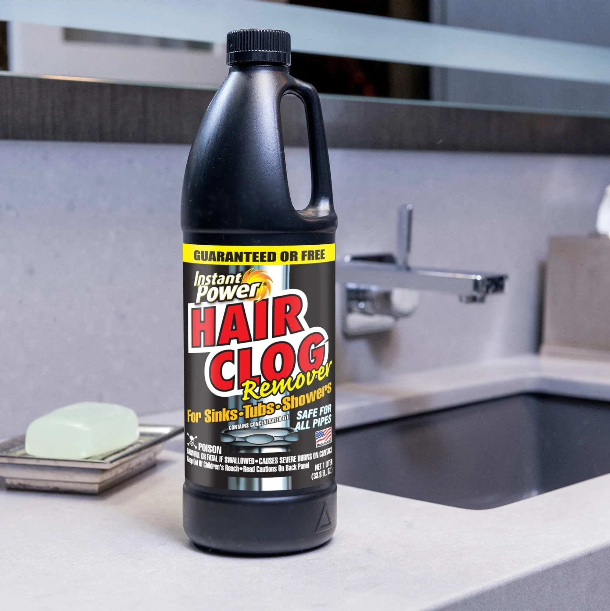 Instant Power Hair Clog Remover, 33.8 Fluid Ounce