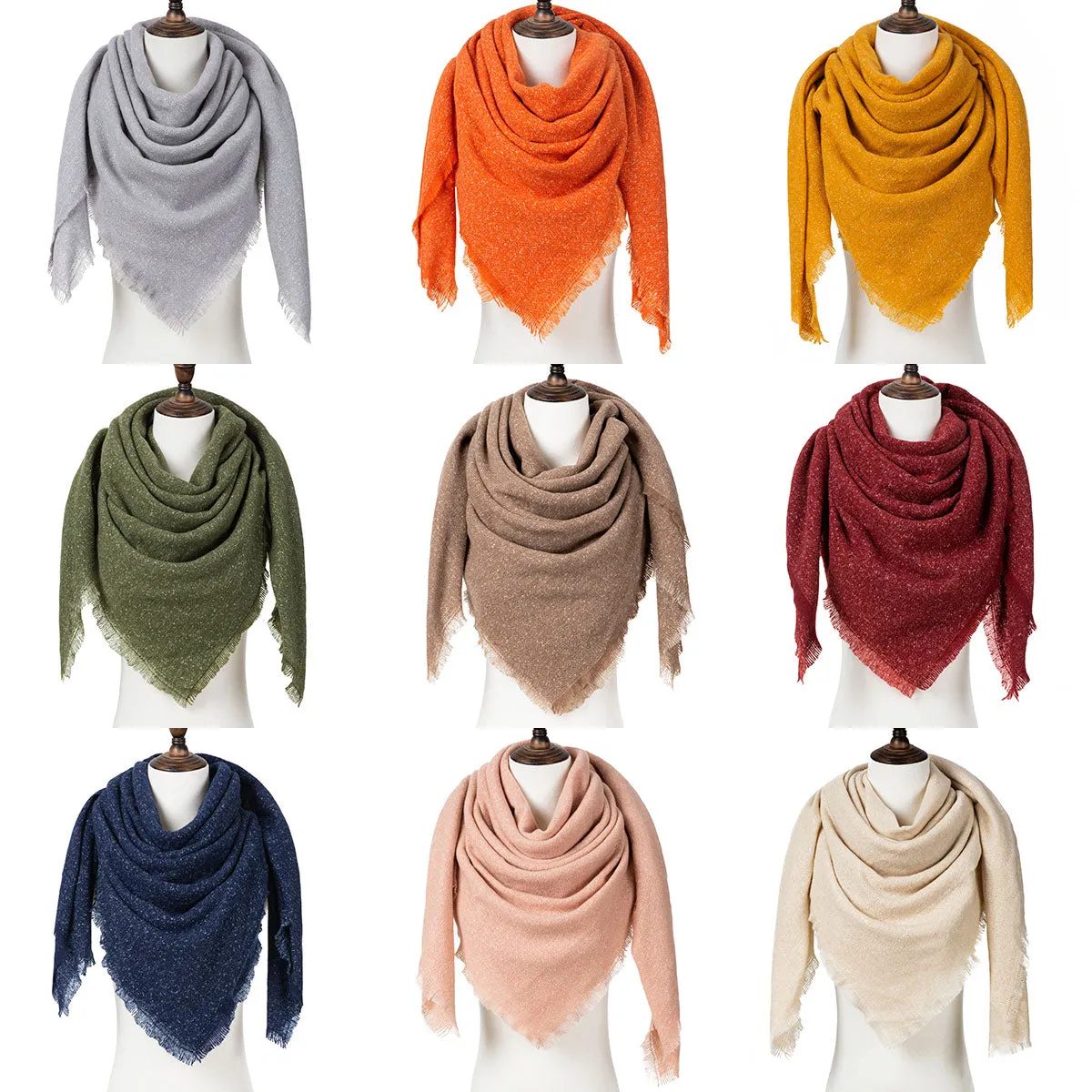 Knitted Shawl and Scarf
