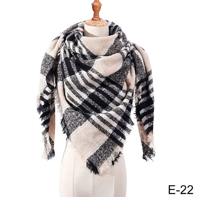 Knitted Shawl and Scarf