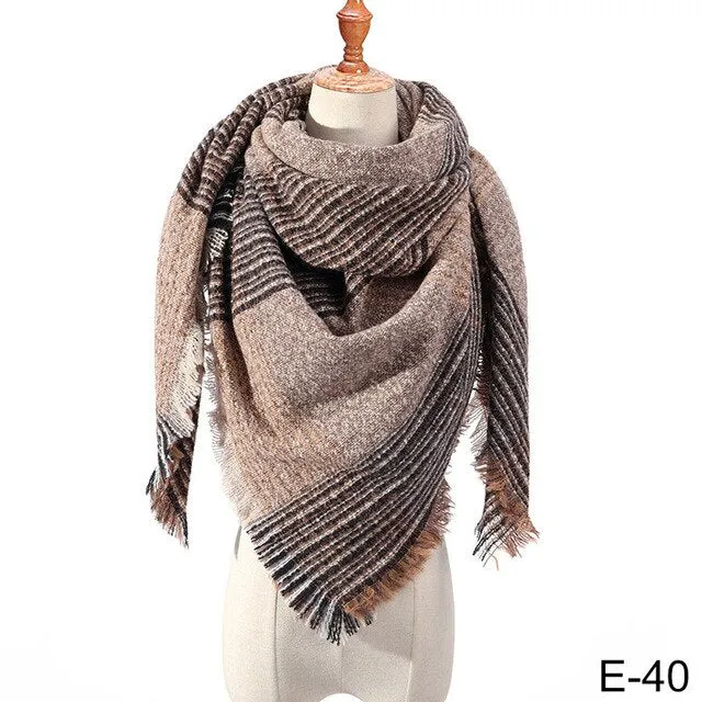 Knitted Shawl and Scarf
