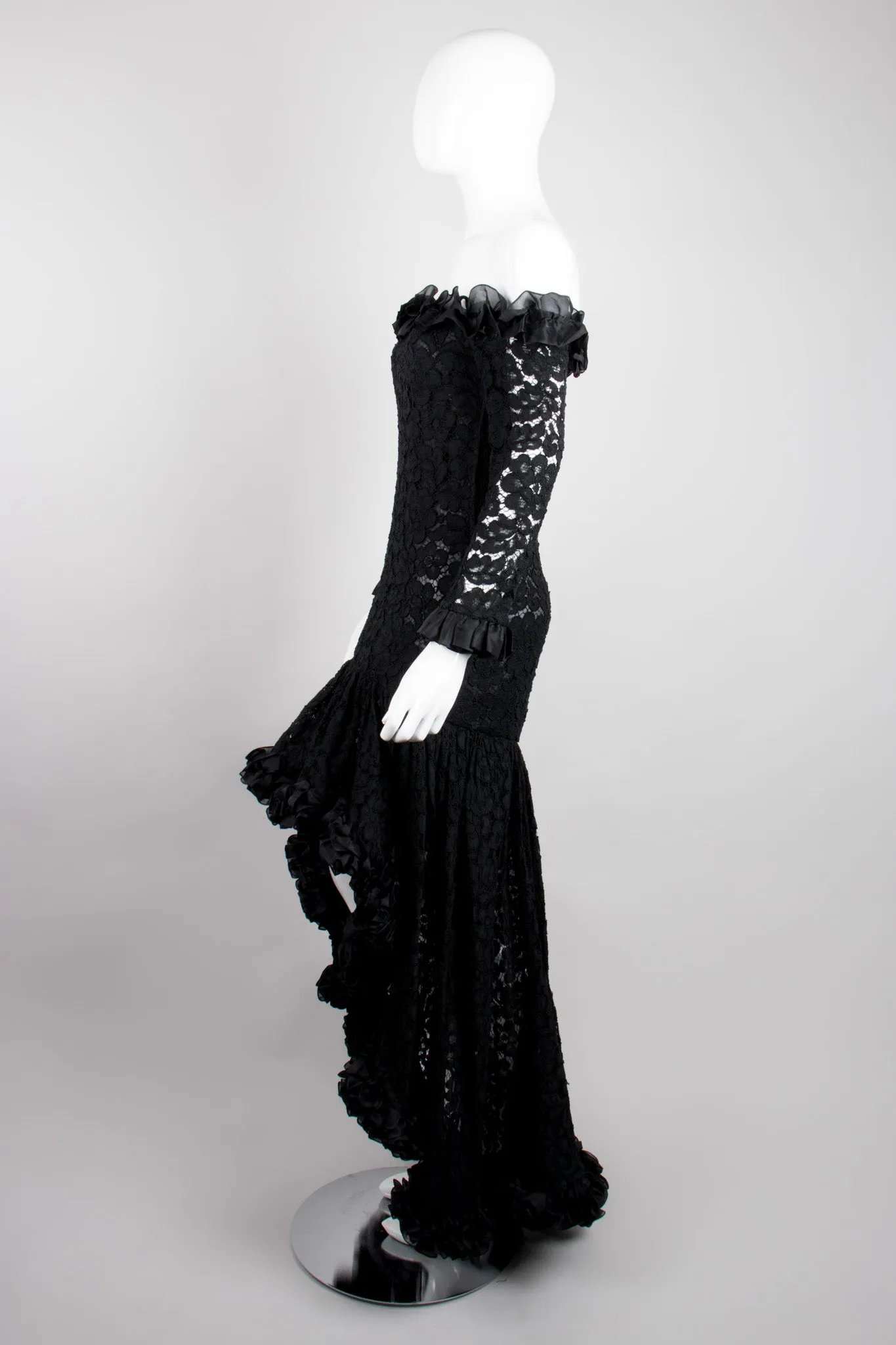 Lace Waterfall Gown