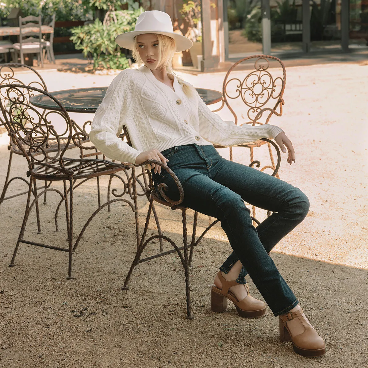Lubbock Maryjane Platform Clog