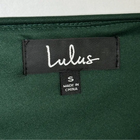 Lulus Green Sequin Dress One Shoulder Rendezvous With You Party Bodycon SZ Small