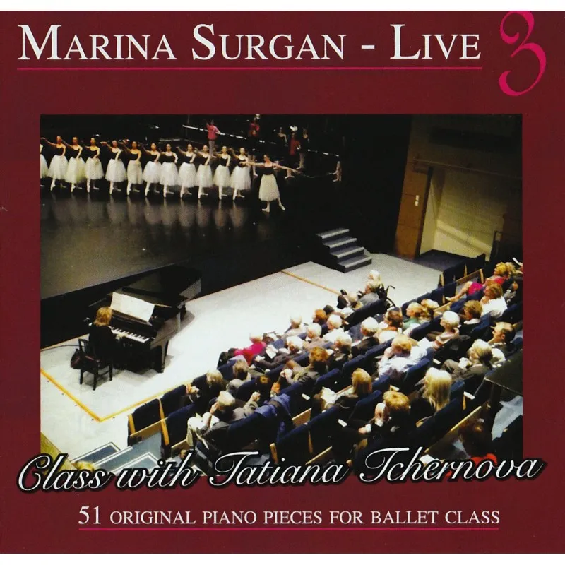 Marina Surgan Live 3: Ballet Class Music for All Levels CD