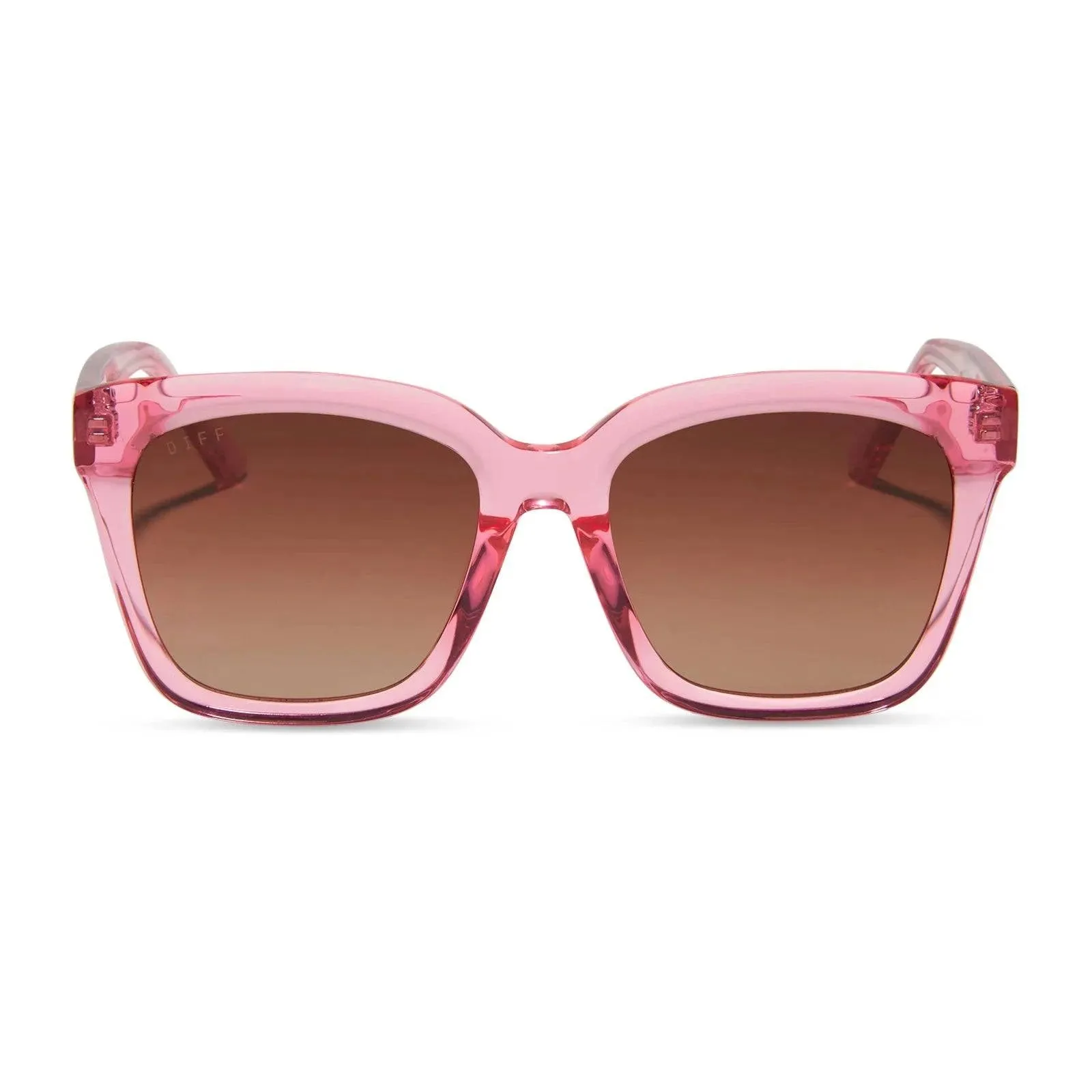 Meredith by DIFF | Candy Pink Crystal   Brown Gradient