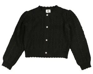 Noma Cropped Chunky Girls Cardigan