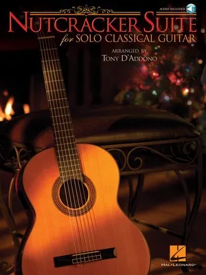 NUTCRACKER SUITE FOR SOLO CLASSICAL GUITAR BK/CD