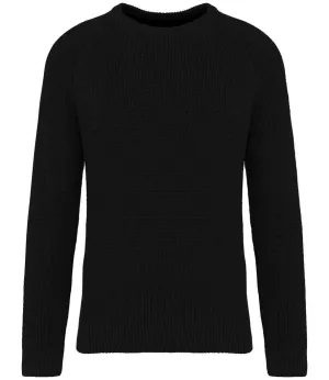 Organic & Recycled Polyester Chunky Knit Sweatshirt