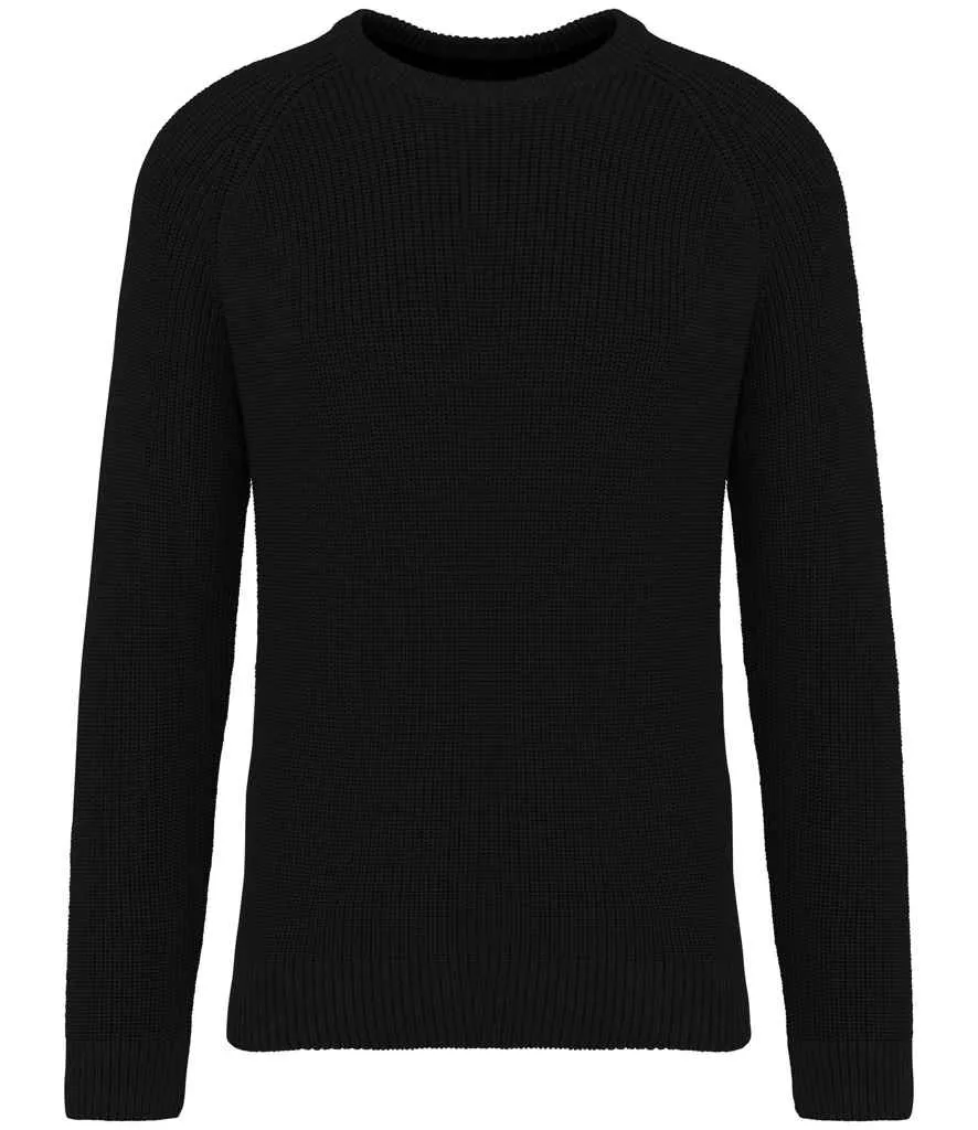 Organic & Recycled Polyester Chunky Knit Sweatshirt