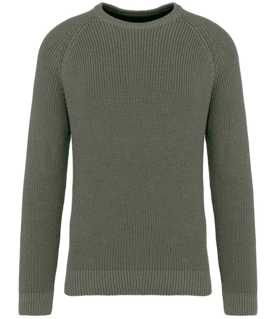 Organic & Recycled Polyester Chunky Knit Sweatshirt