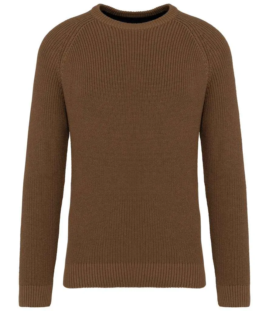 Organic & Recycled Polyester Chunky Knit Sweatshirt