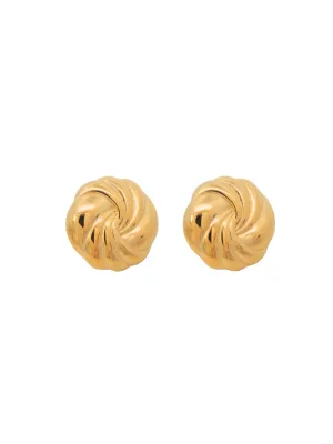 Par Arete Circulo Trenzado