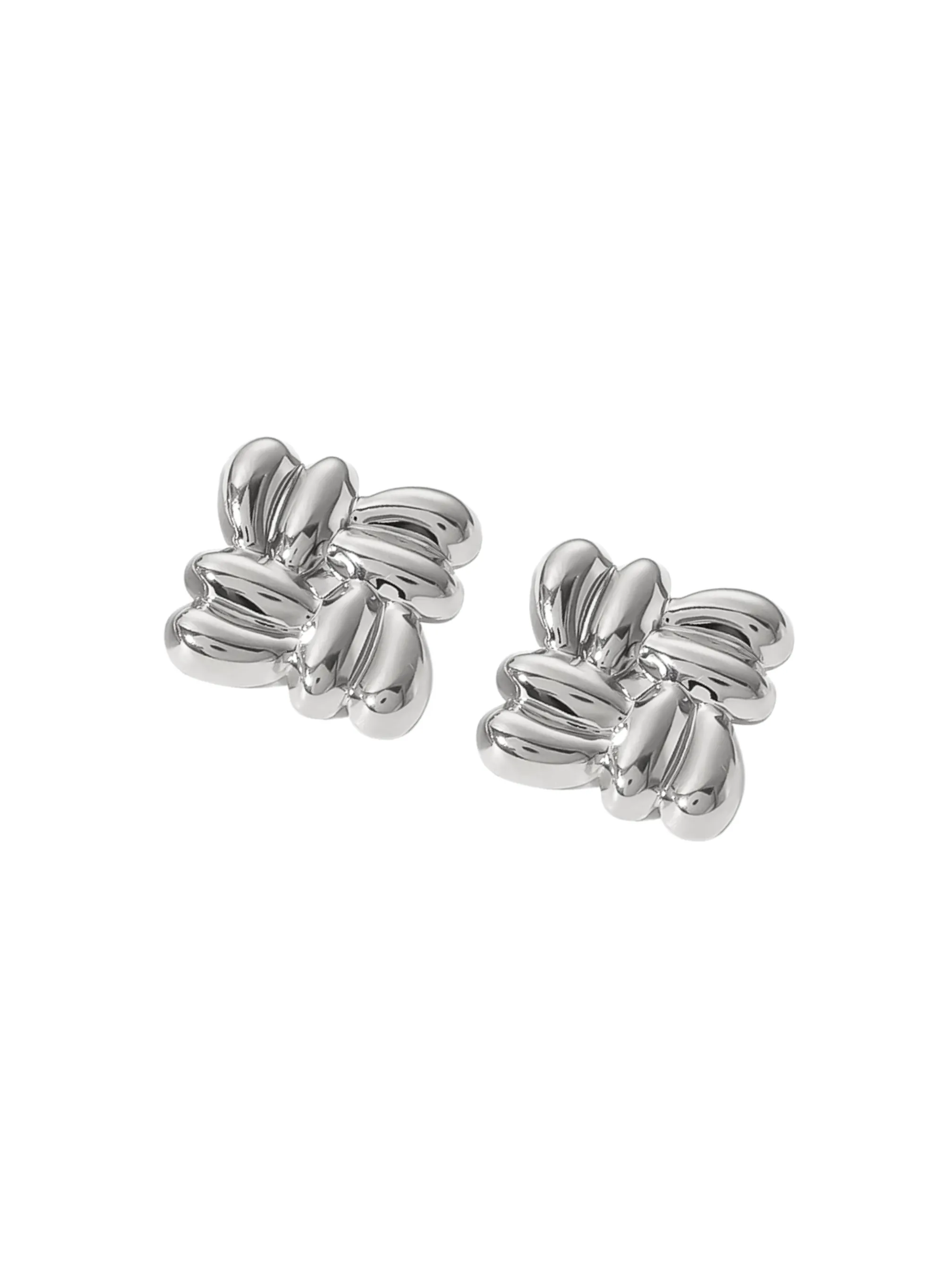 Par Arete Cuadrado Con Gotas