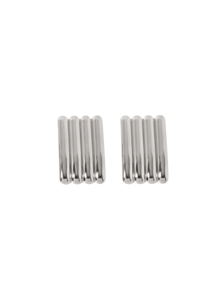 Par Arete Rectangular Con Lineas