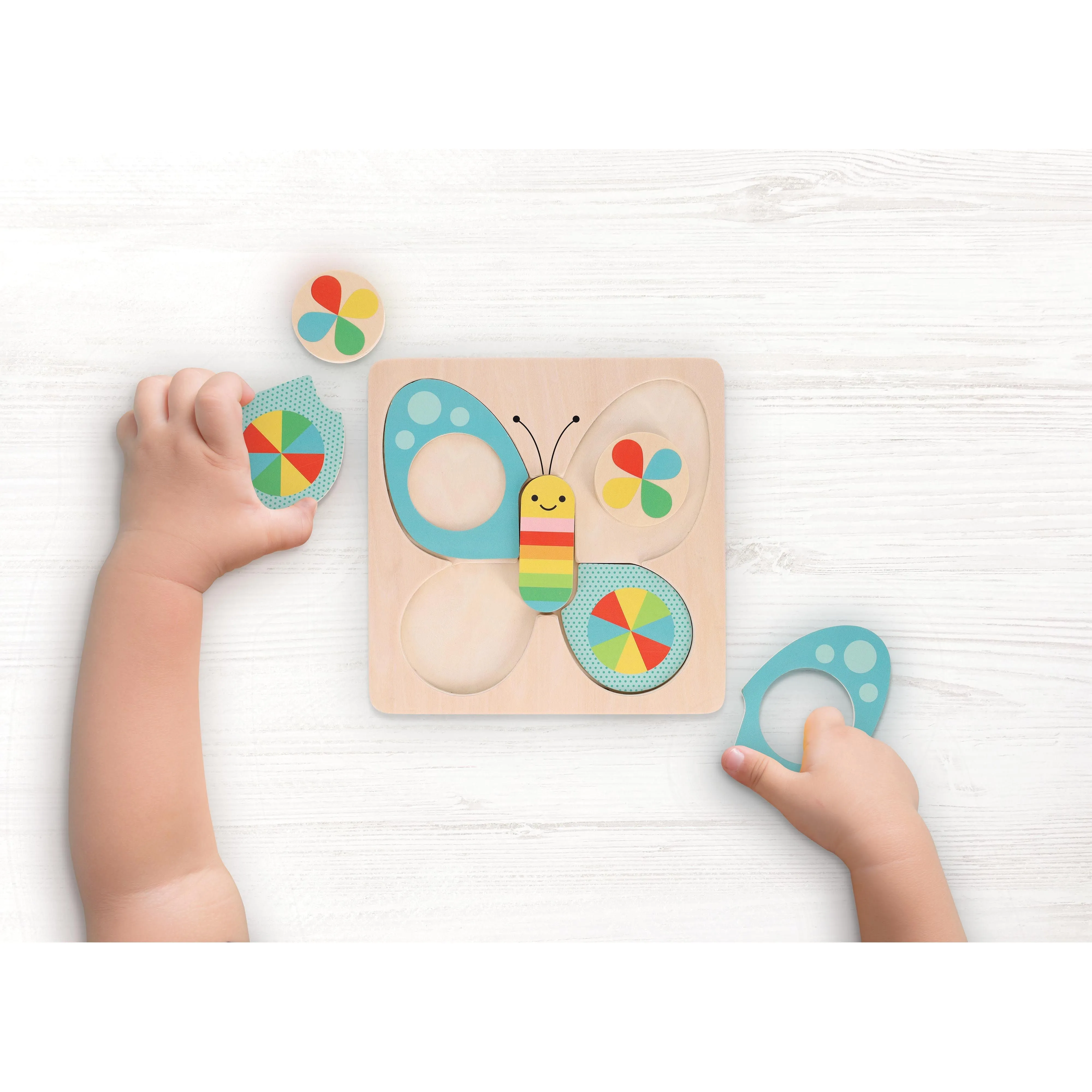 Petit Collage Wooden Butterfly Puzzle