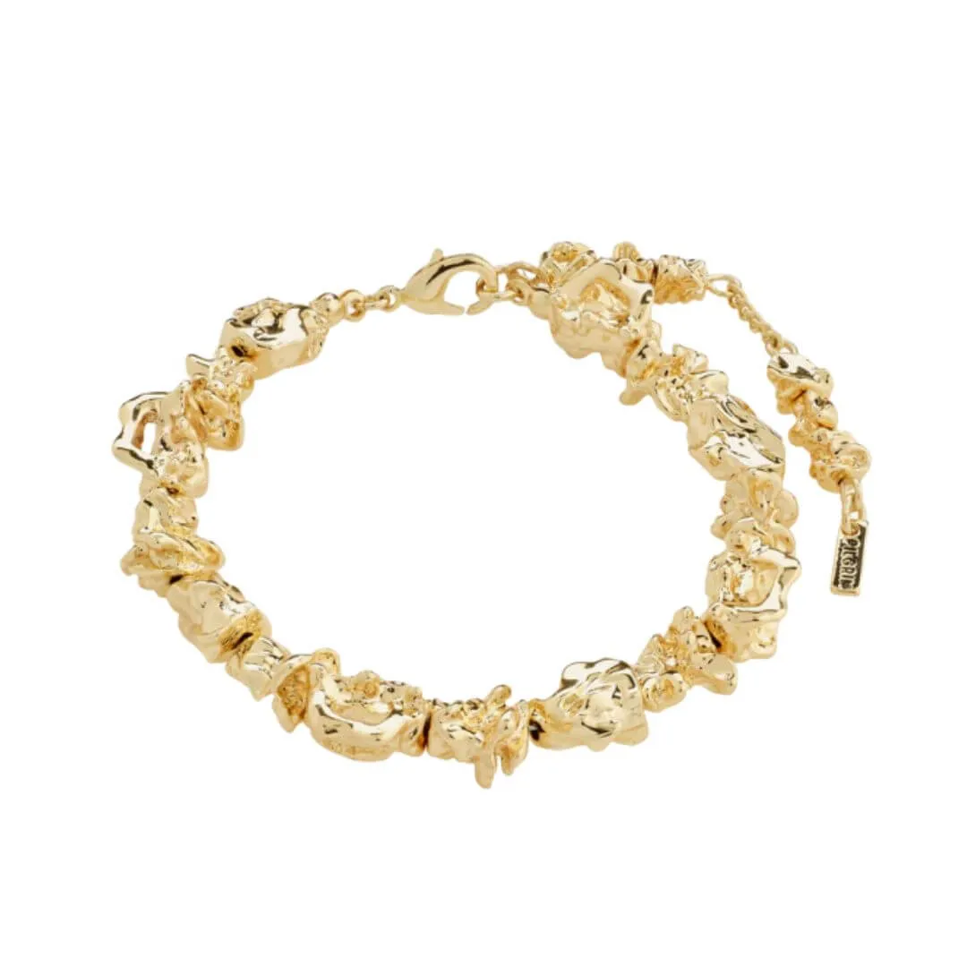 Pilgrim Act Gold Statement Bracelet
