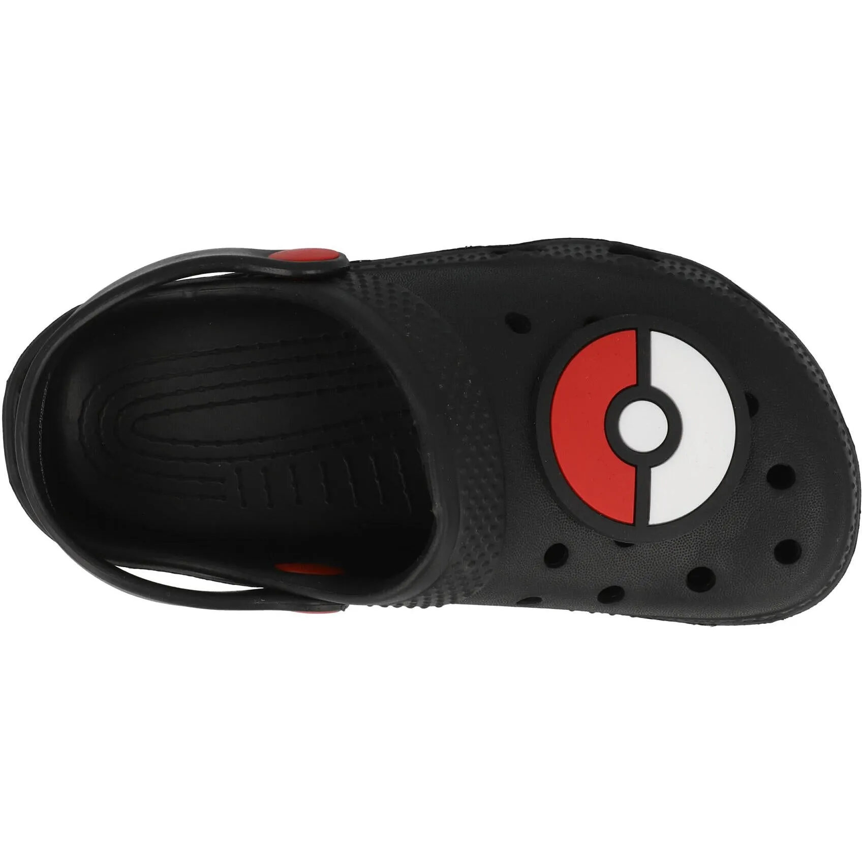 Pokémon Black Kids' Clogs with Pikachu Badges