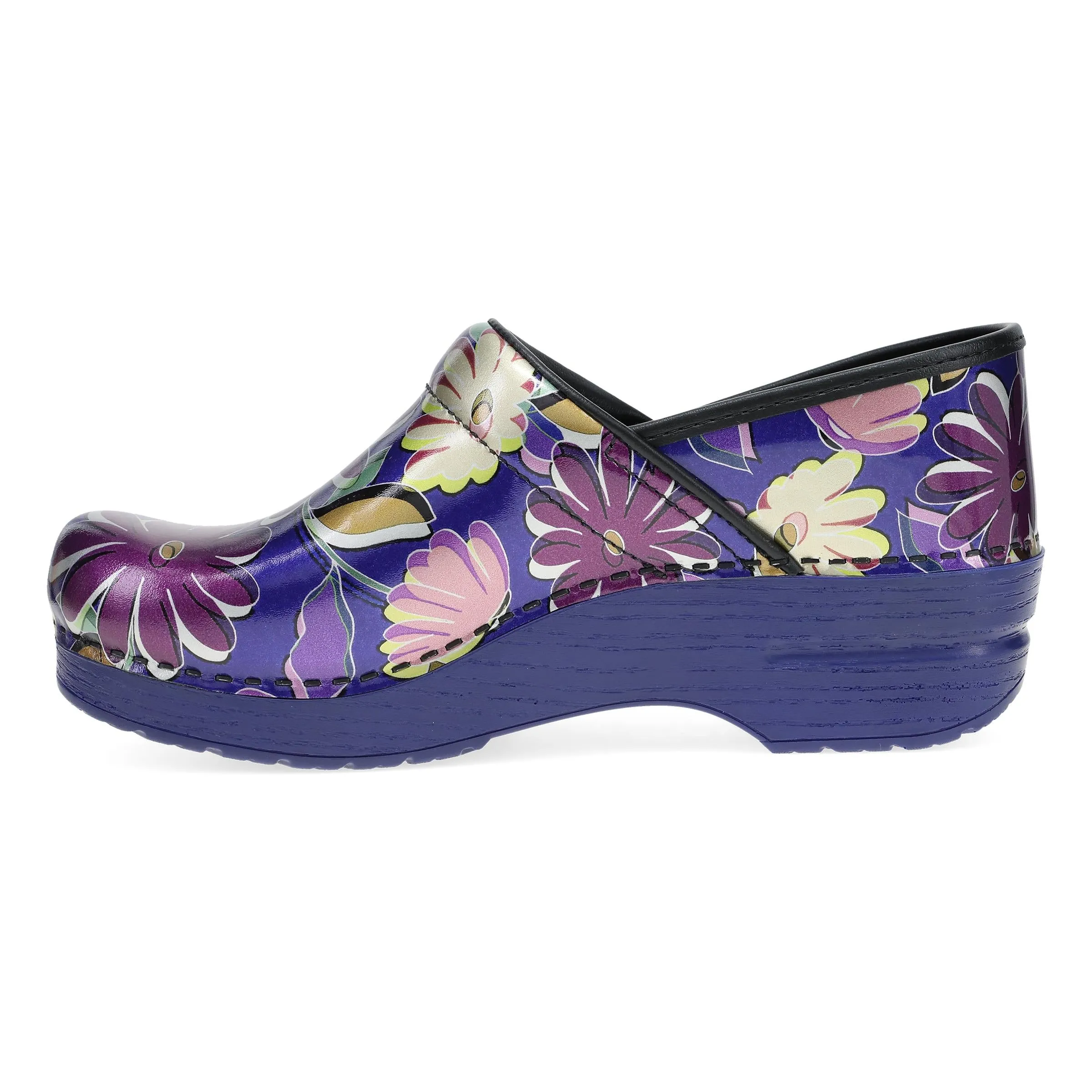 Professional Indigo Floral Patent