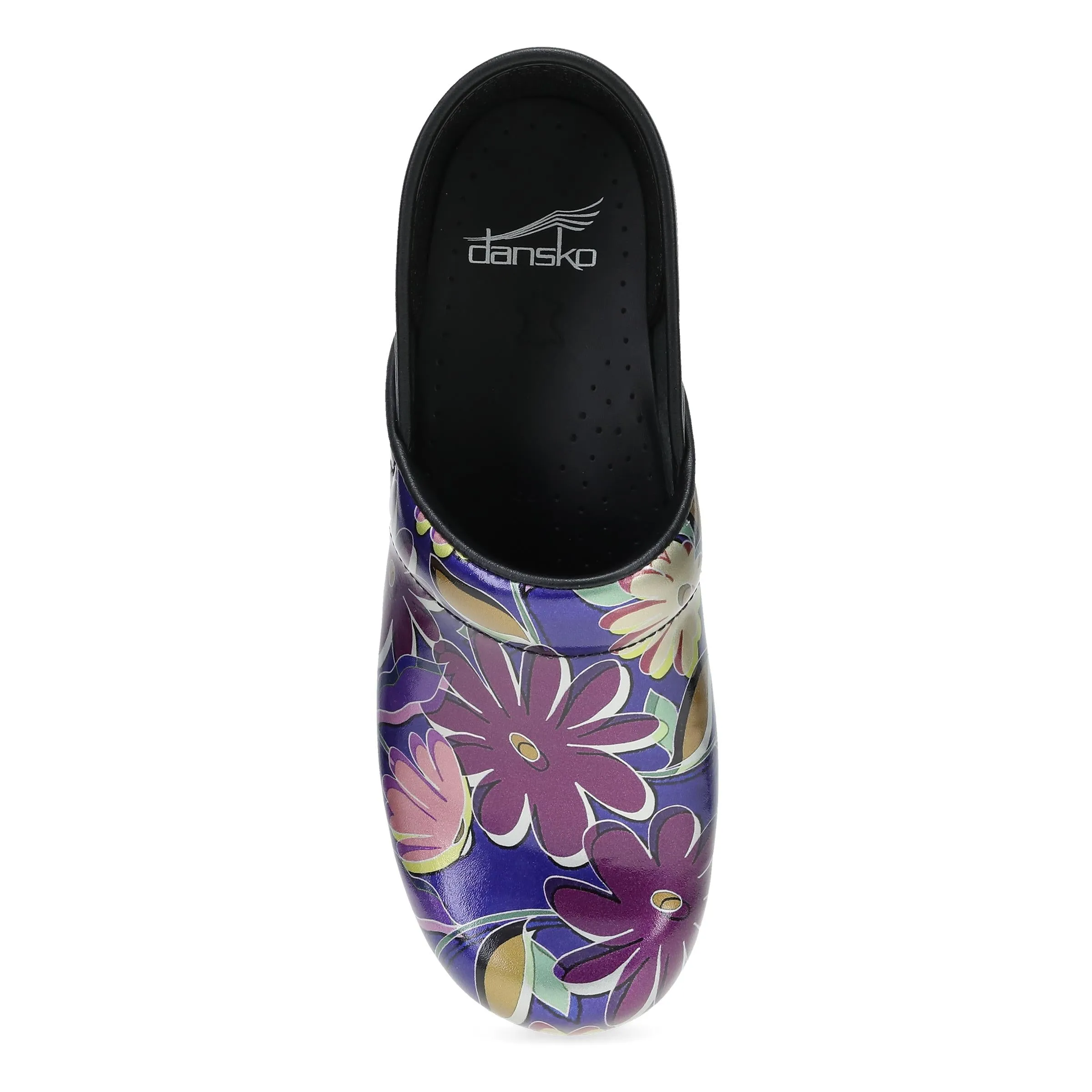 Professional Indigo Floral Patent