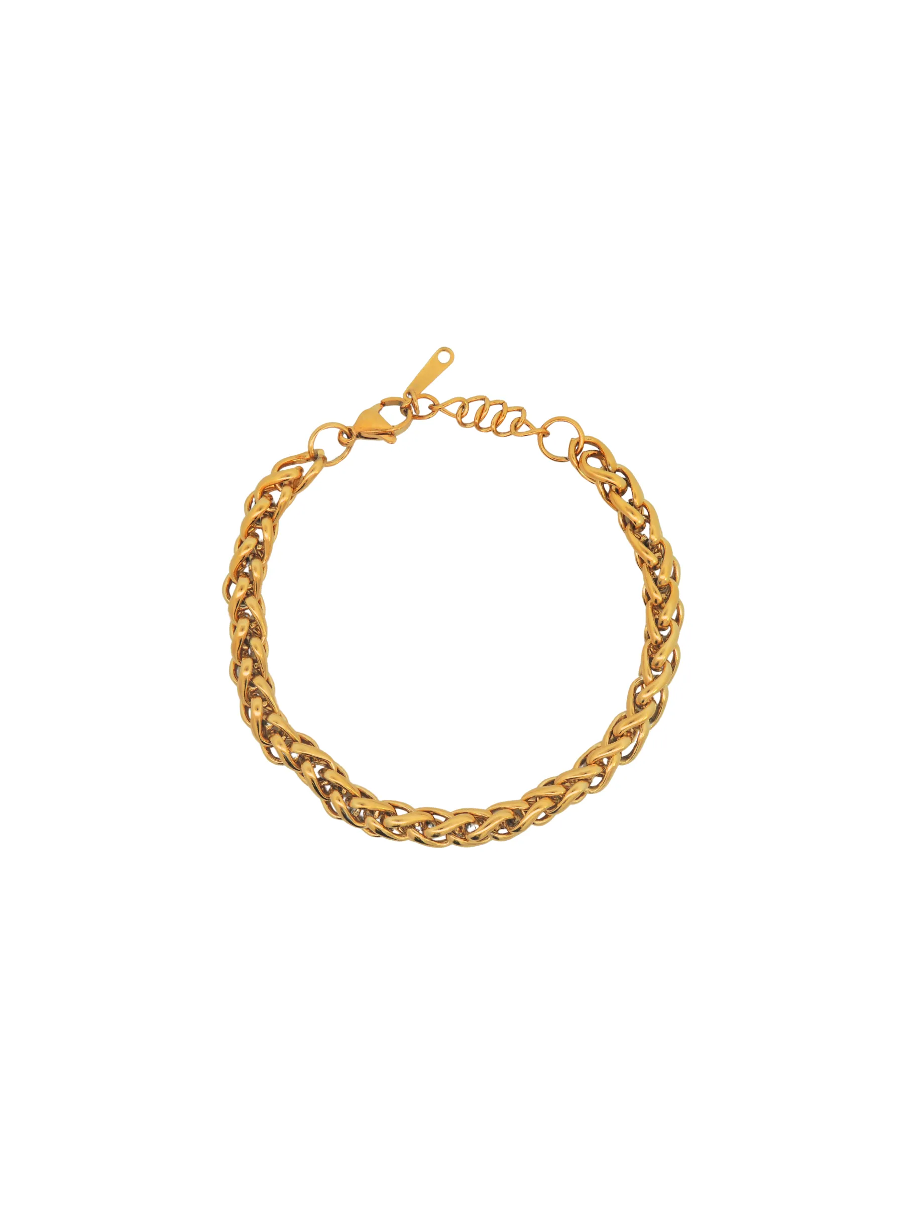 Pulsera Gruesa Eslabon Espiga