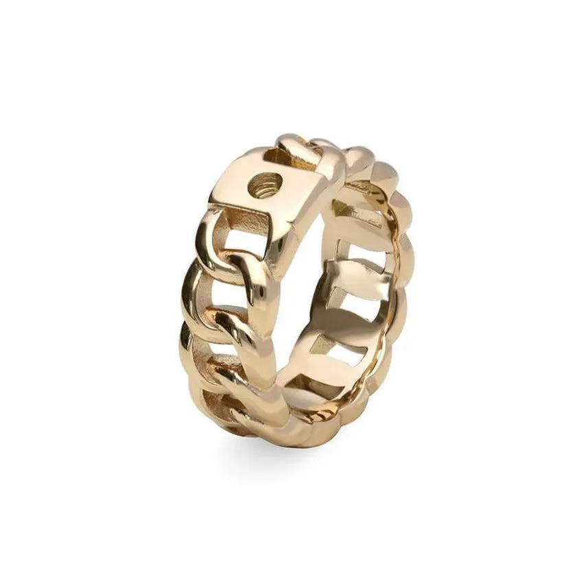 Qudo Liberi Ring Band - Gold