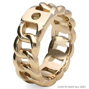 Qudo Liberi Ring Band - Gold