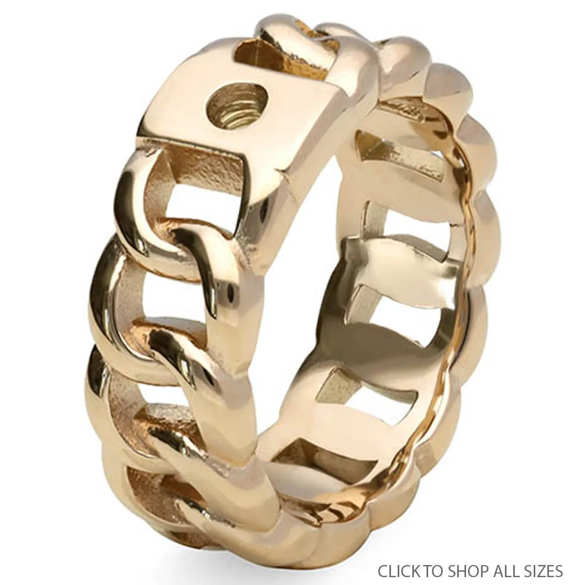 Qudo Liberi Ring Band - Gold