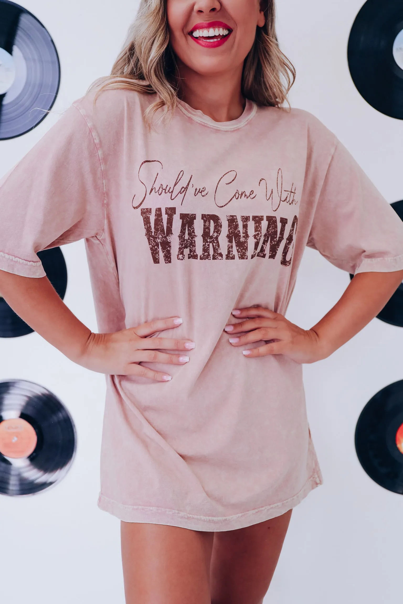 Should've Come With... Graphic Tee - Dusty Peach