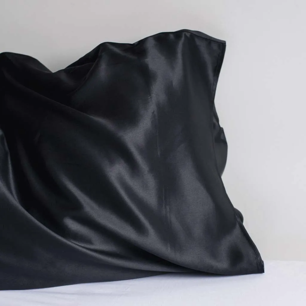 Silk Pillowcase - Black