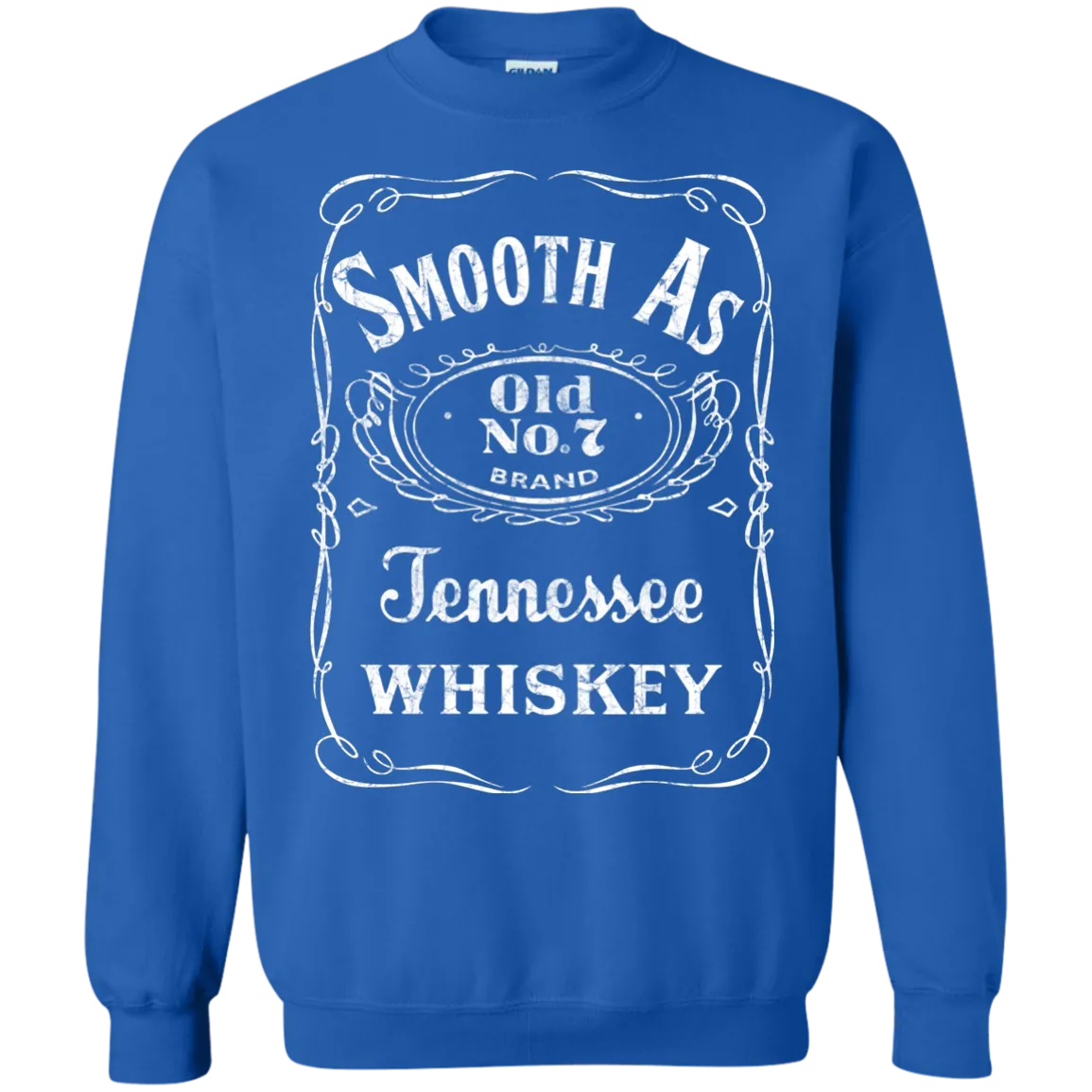 Smooth as Tennessee Whiskey Gildan Crewneck Sweatshirt – Classic Comfort, Southern Style