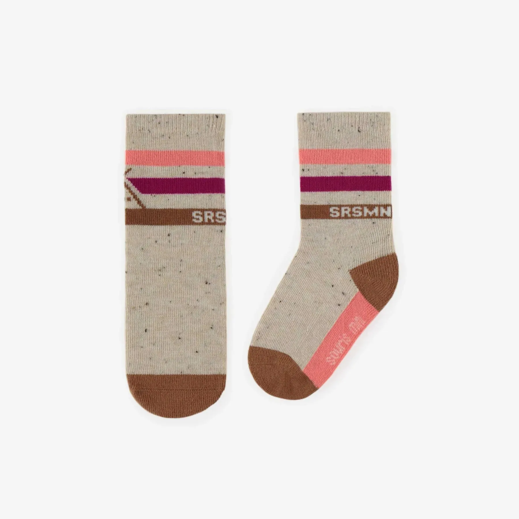 The Kori Socks - Pink Stripes - BABY