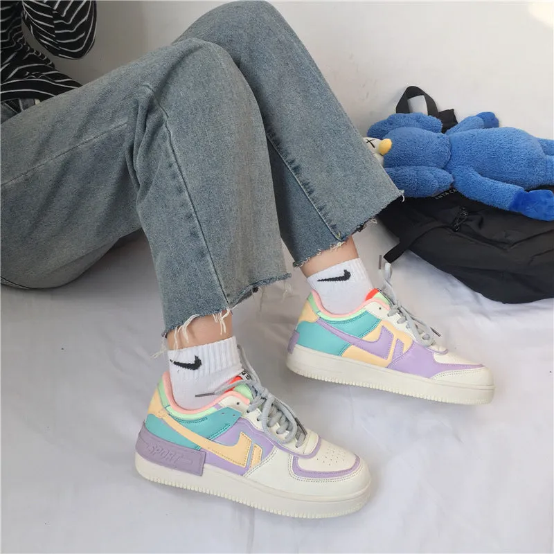 ULZZANG MACARON CANDY COLOR SNEAKERS UB2549
