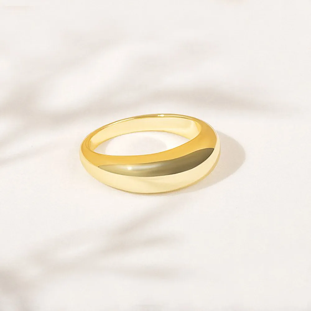 Vermeil Dome Ring