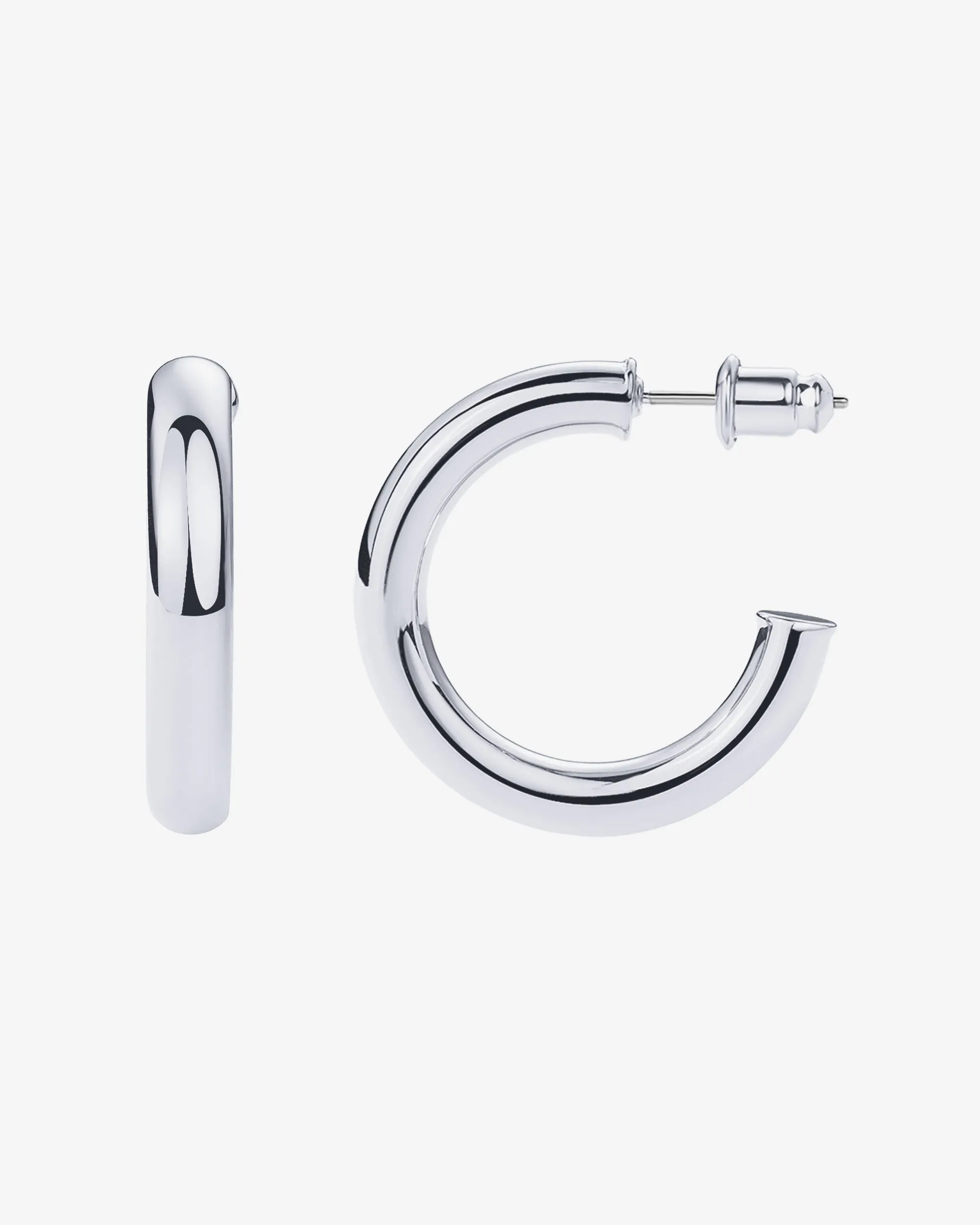 Vermeil Round Chunky Hoops