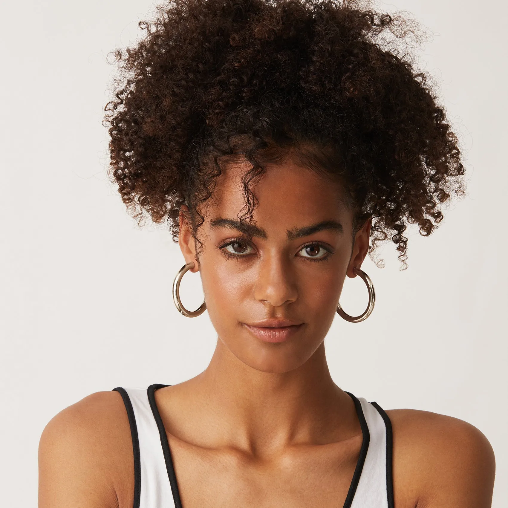 Vermeil Round Chunky Hoops