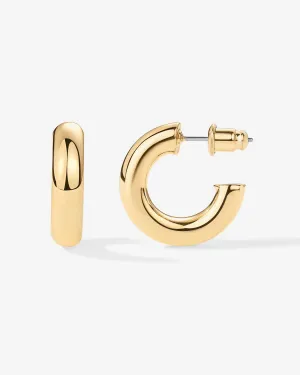 Vermeil Round Chunky Hoops