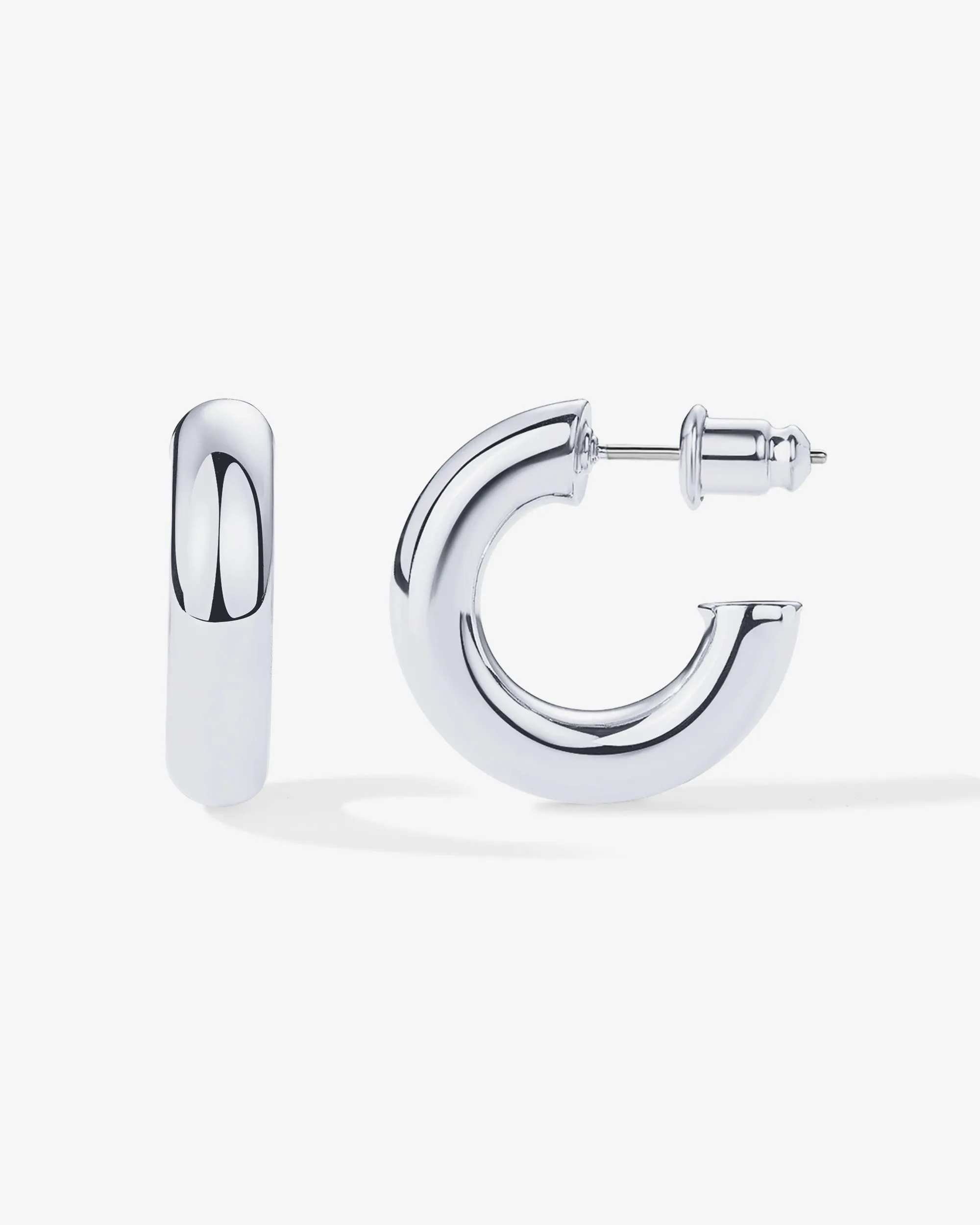Vermeil Round Chunky Hoops