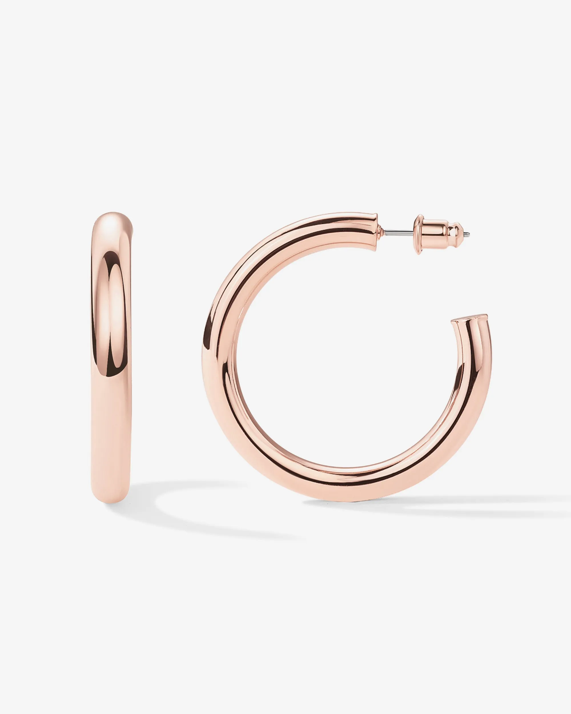 Vermeil Round Chunky Hoops
