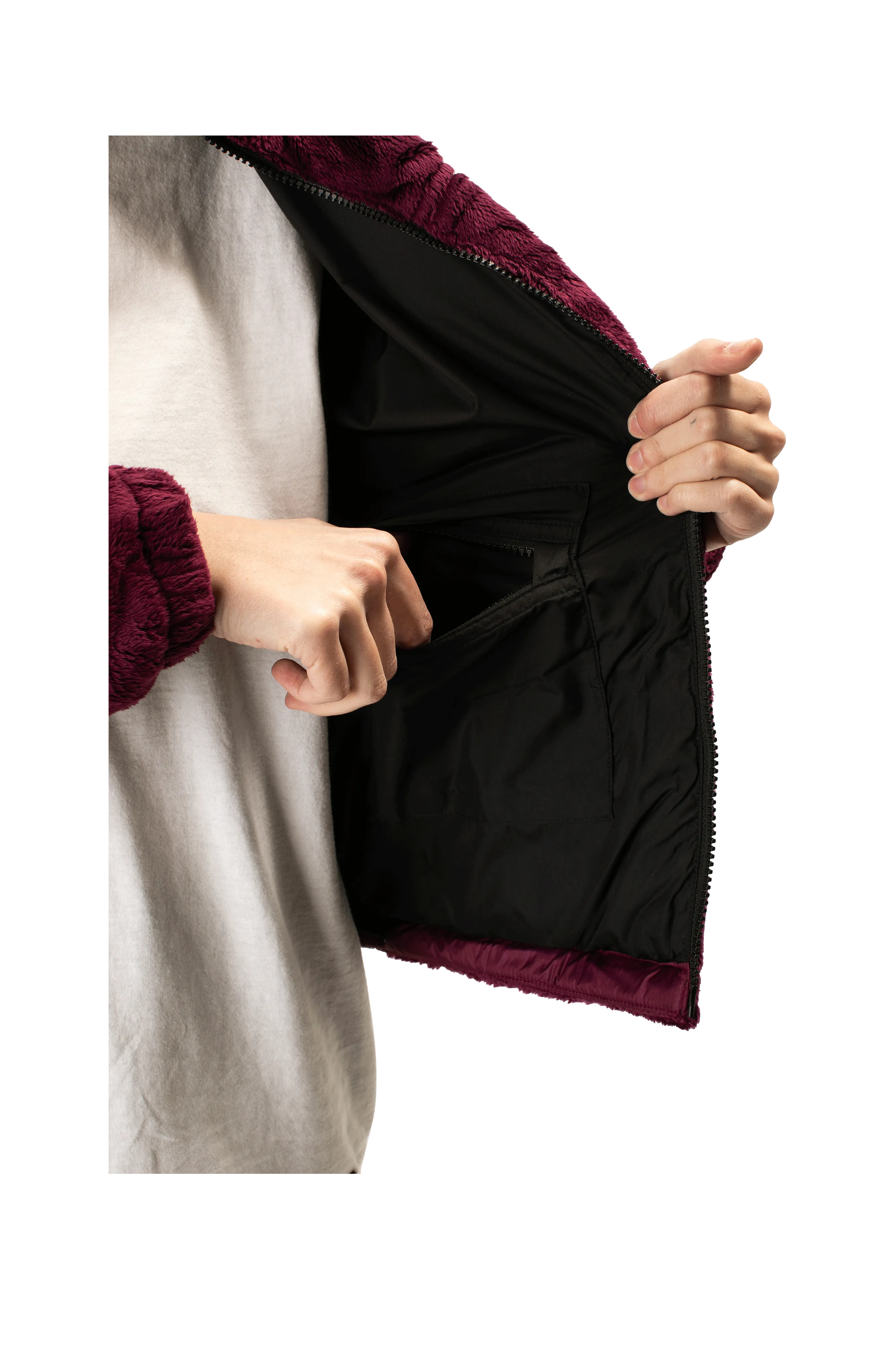 W Versa Velour Nuptse Jacket